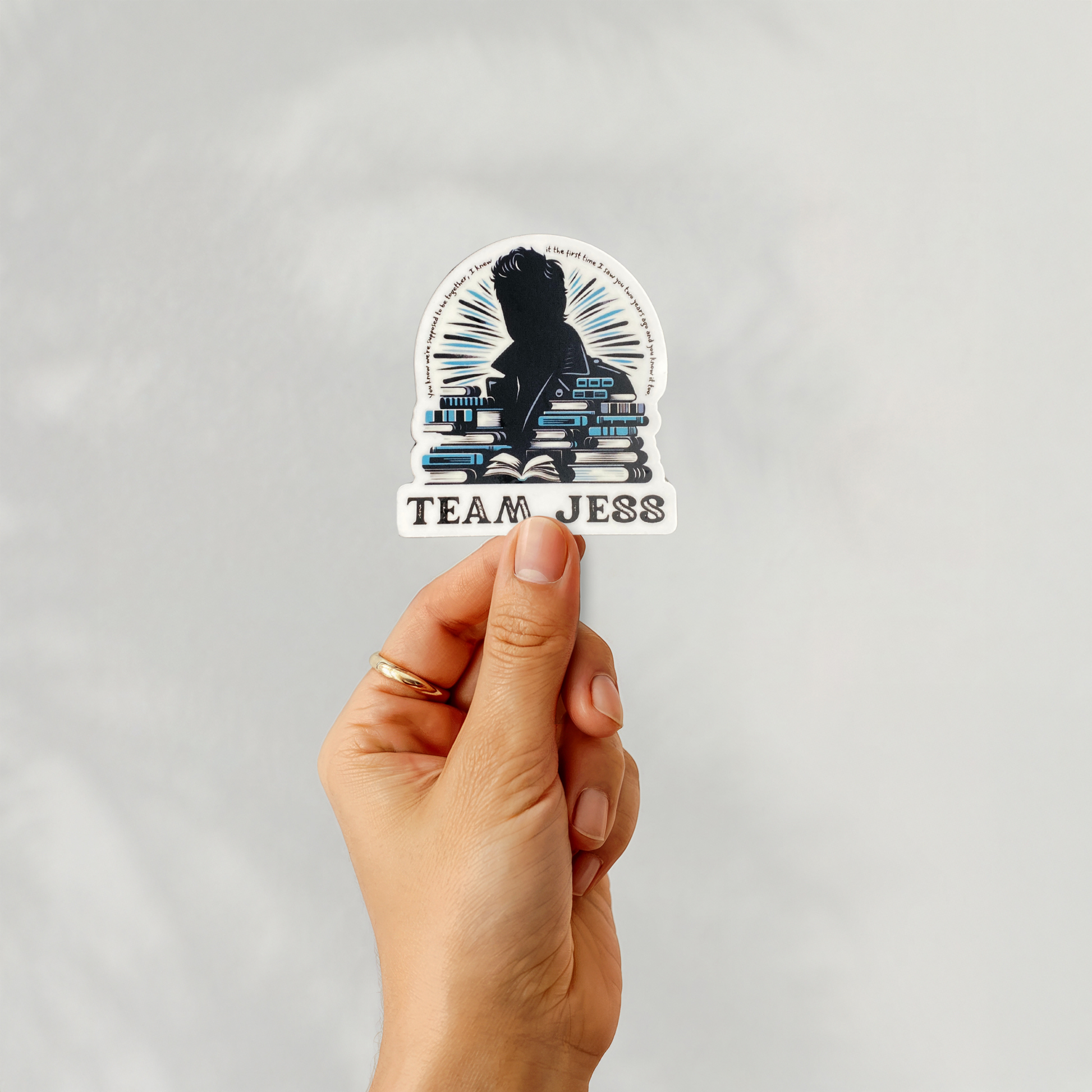 Jess Quote Sticker