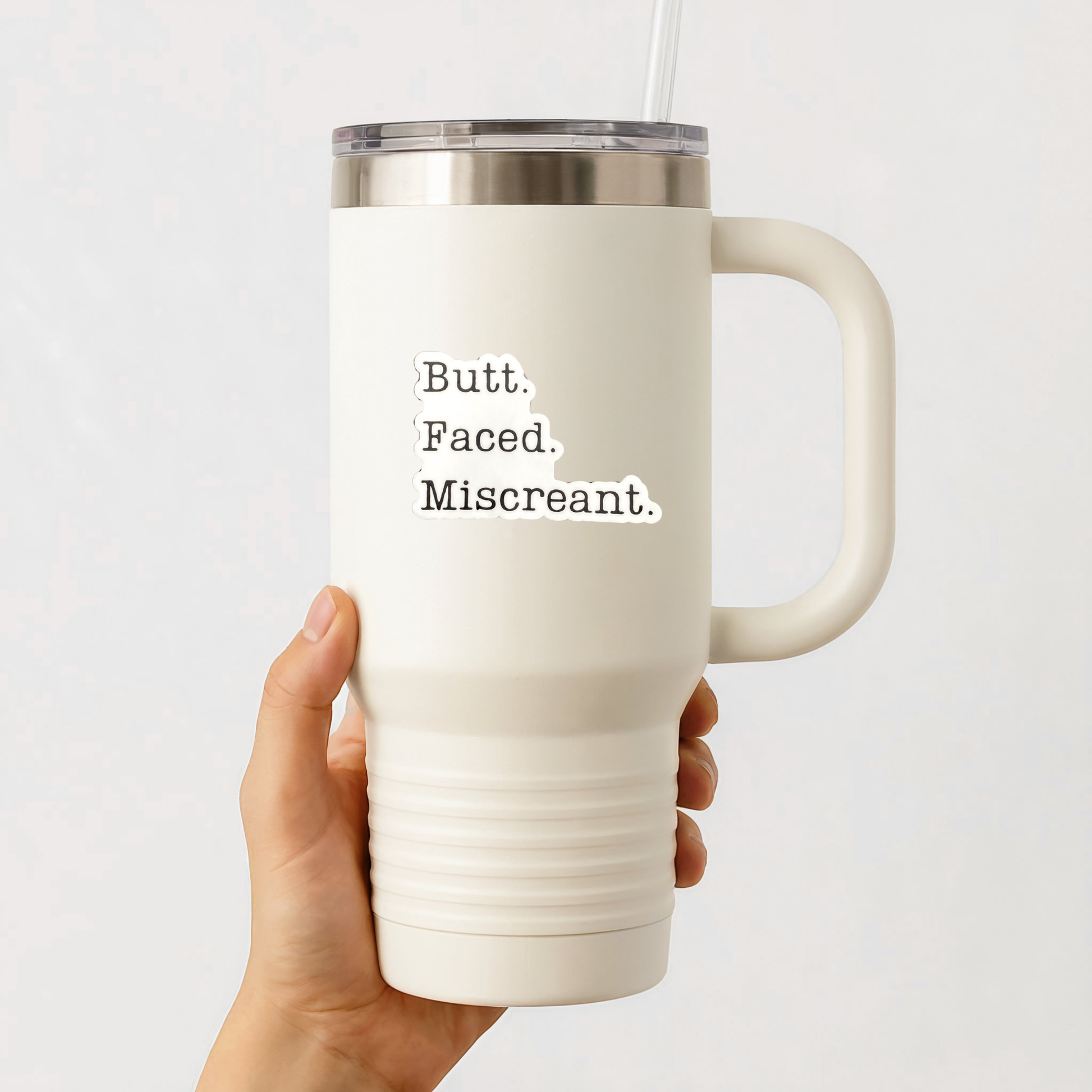 Butt Faced Miscreant Sticker