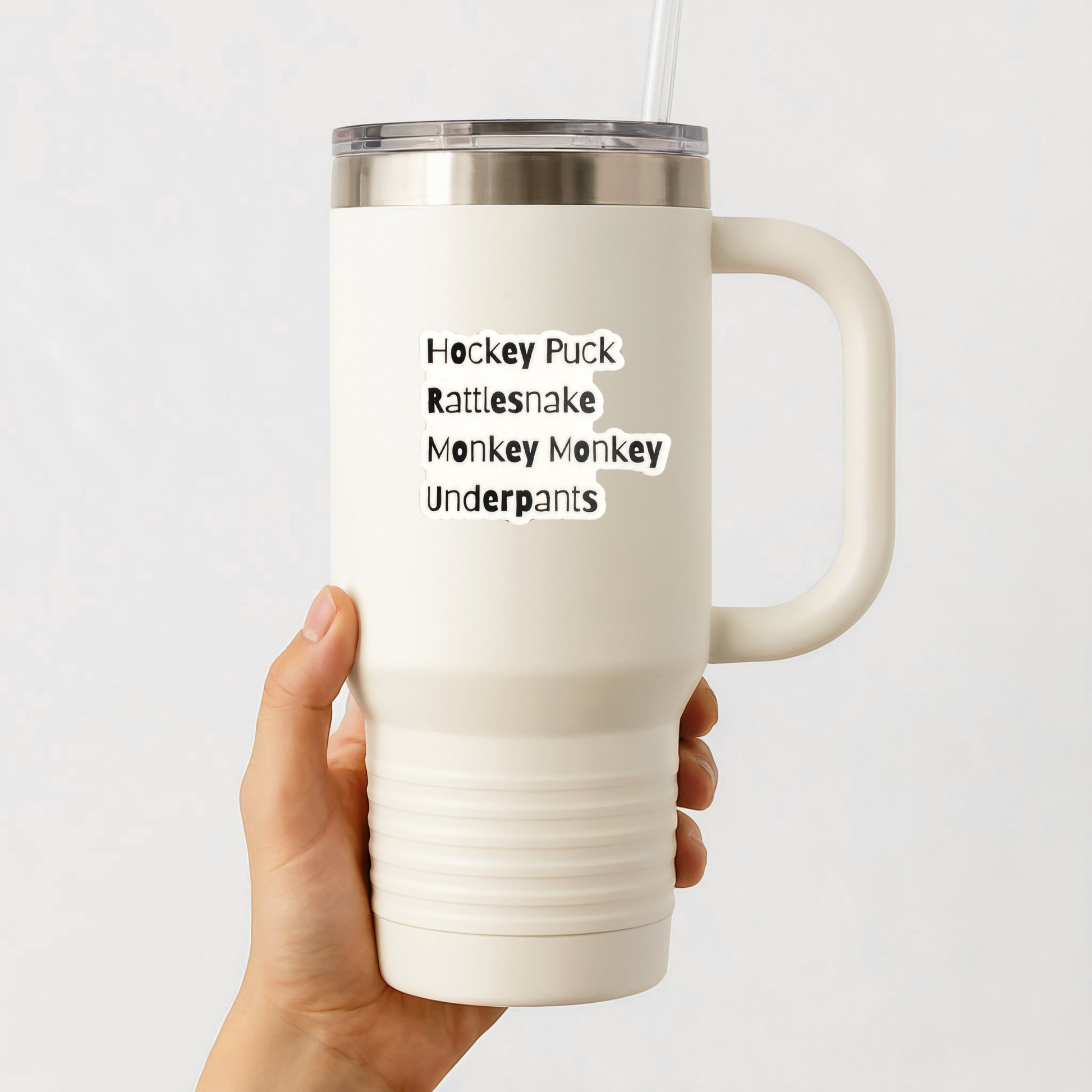 Hockeypuck Rattlesnake Sticker