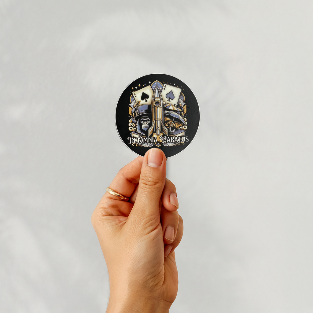 In Omnia Paratus Sticker