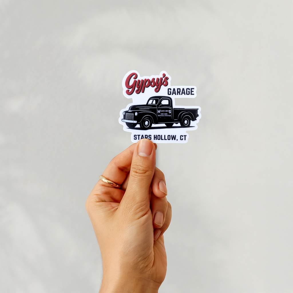 Gypsy's Garage Gilmore Sticker