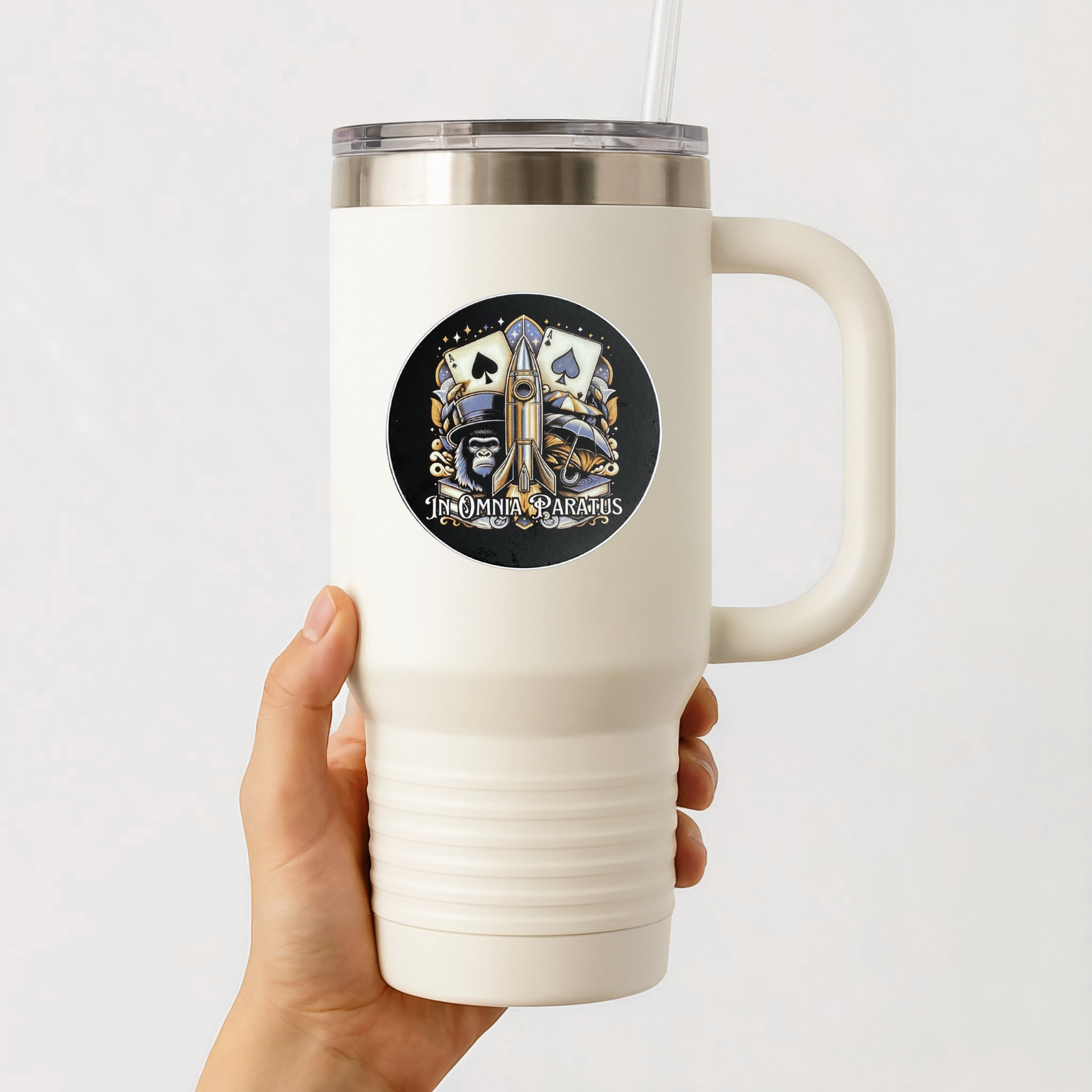 In Omnia Paratus Sticker