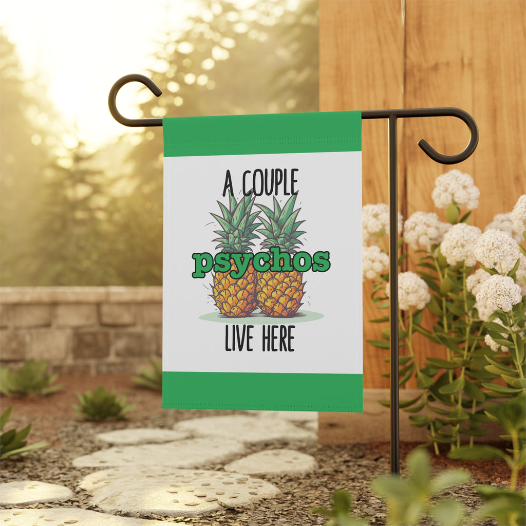 Psych Mini Garden Flag