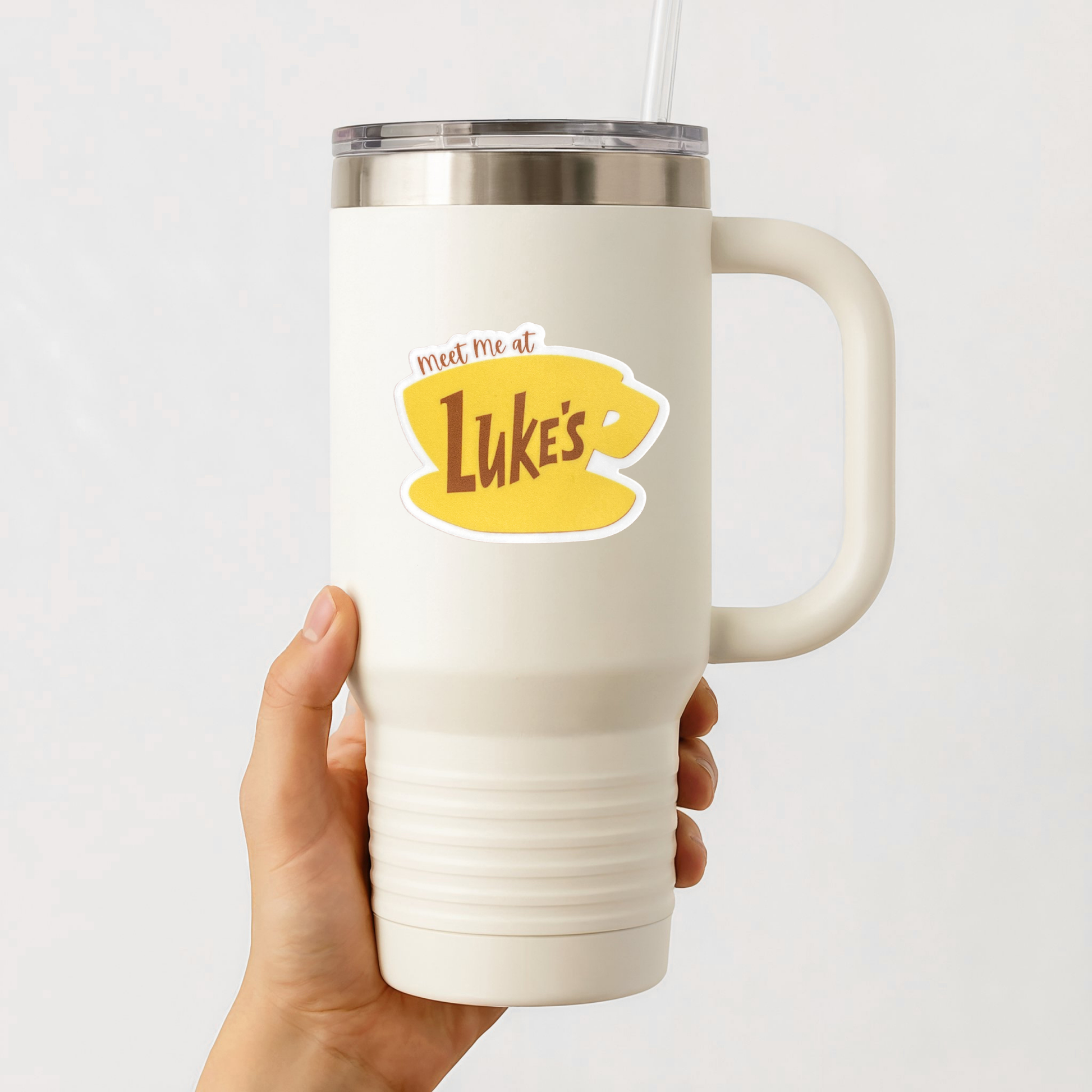 Meet Me at Luke's Sticker