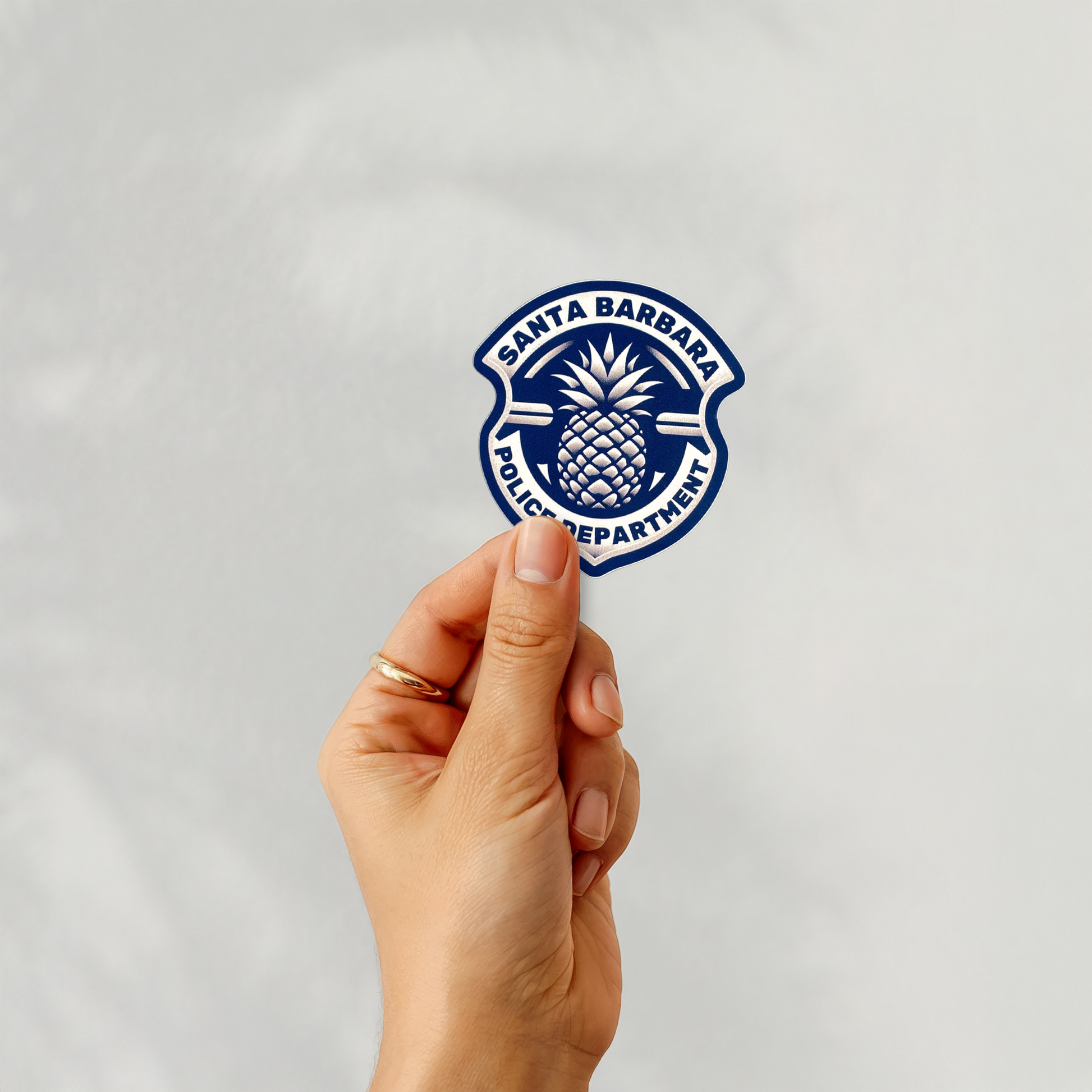 Santa Barbara Police Psych Sticker