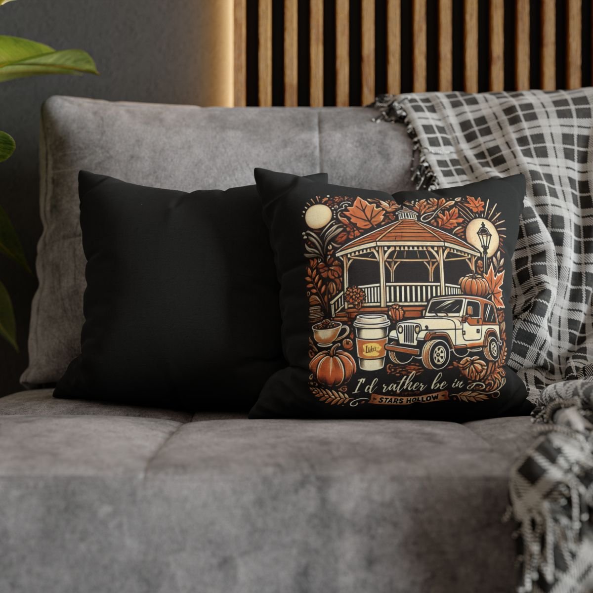 I'd Rather Be in Stars Hollow Pillow Cover
