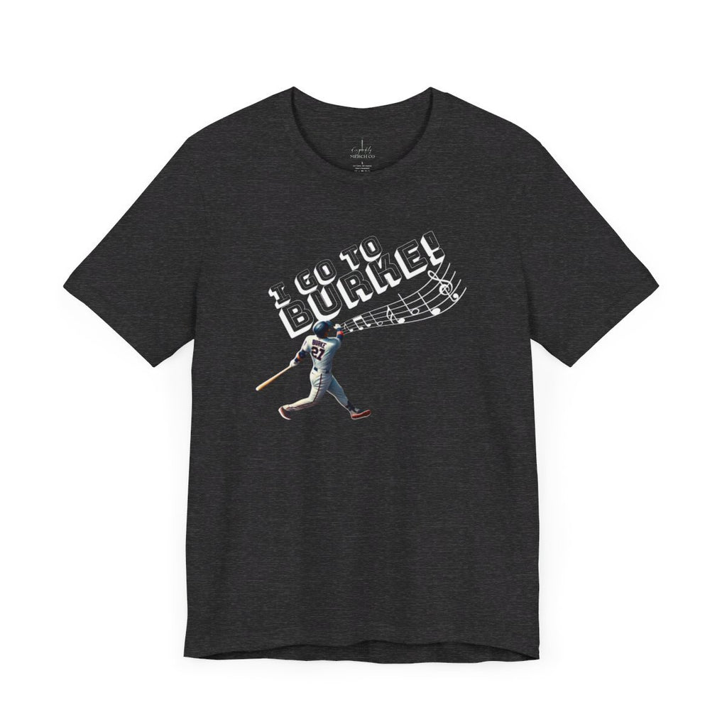 I Go To Burke White Collar Tee