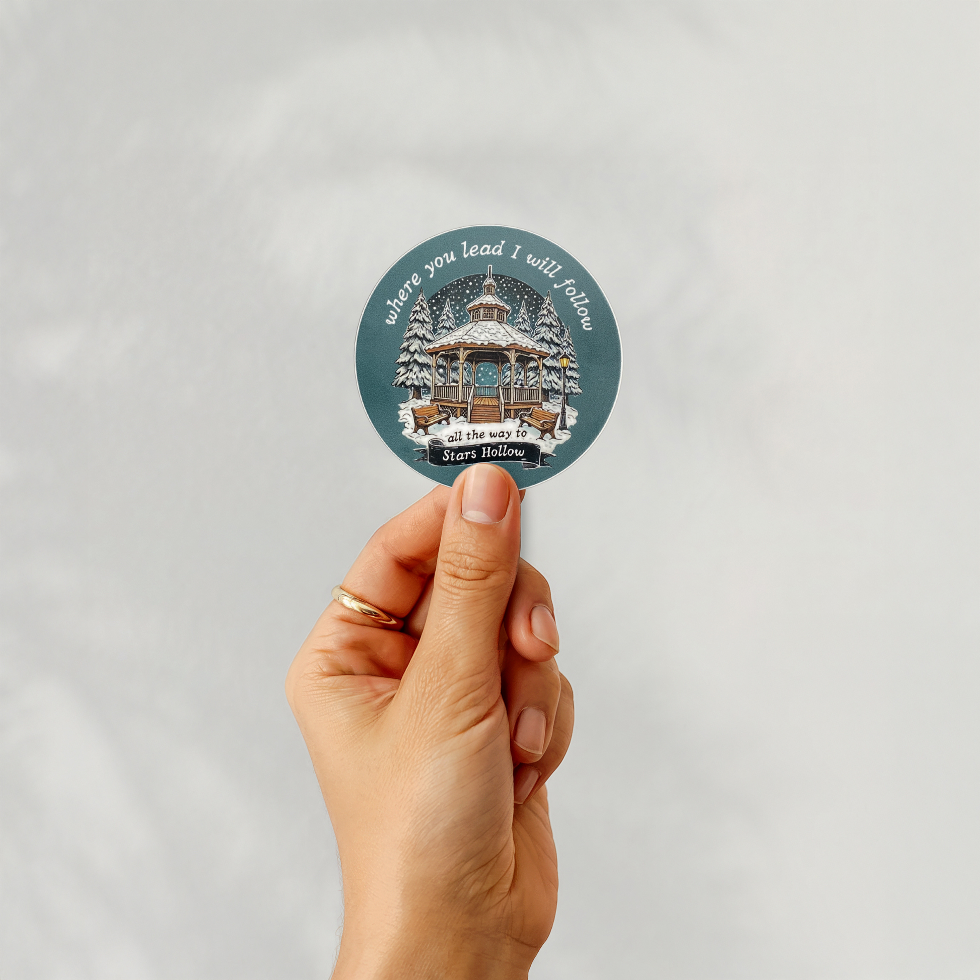 Where You Lead I Will Follow Sticker