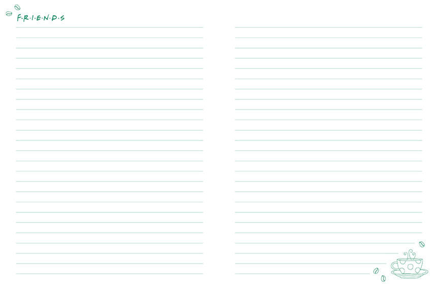 Friends: Central Perk Softcover Notebook