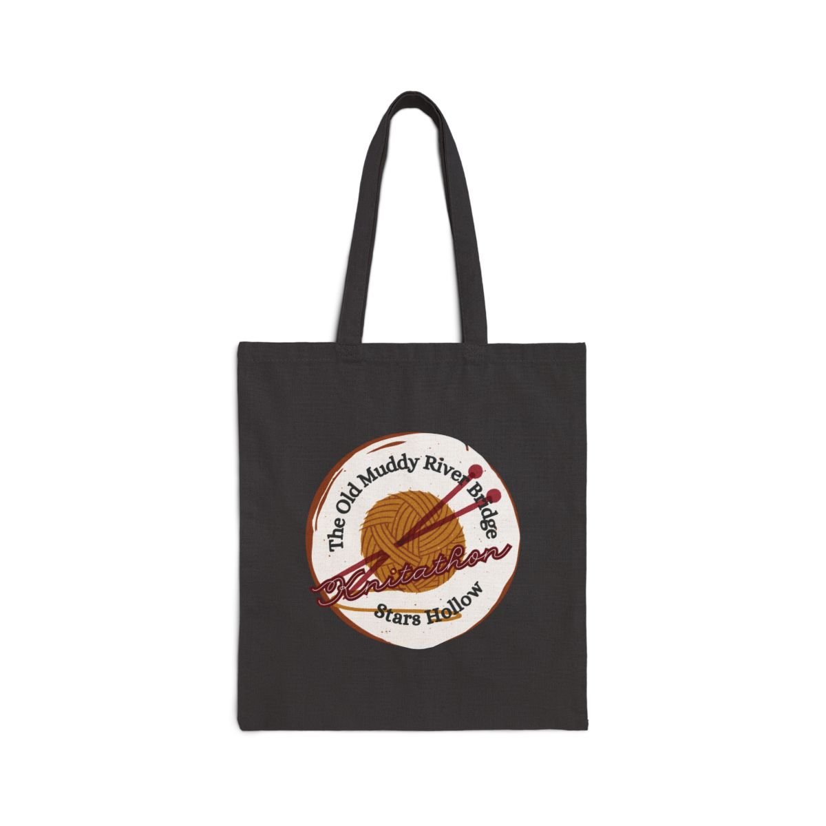Stars Hollow Muddy River Bridge Knitathon Bag