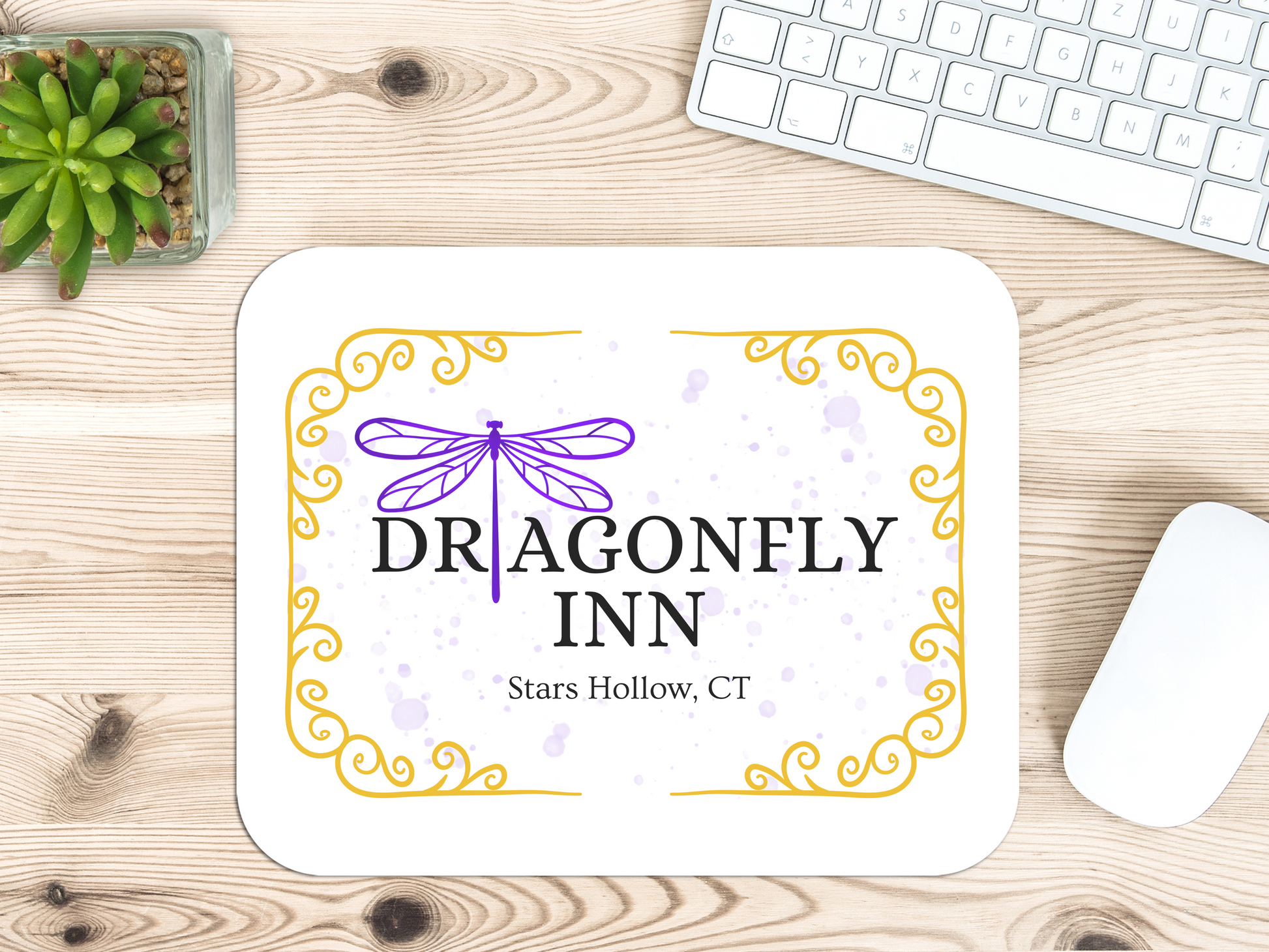 Dragonfly Inn Mouse Pad